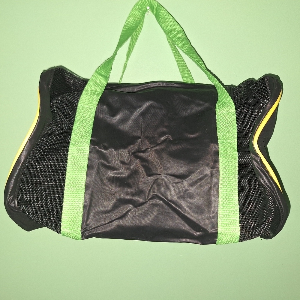 90's Salem Cigarettes Duffle Bag Promotion Black Neon Party Costume Prop Vintag - Picture 5 of 5